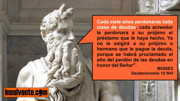 Moises y el perdón de deudas frente a la insolvencia